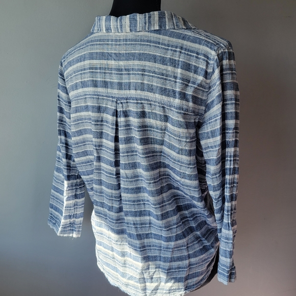 Hollister Cotton Wrap Blouse sz M - Picture 3 of 9
